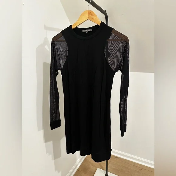 michael stars long sleeve dress Michael Stars | Dresses | Nwt Michael Stars Long Sleeeve Midi Ruched Dress  Xl